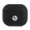 BMW Genuine Leather Silver Logo Case for AirPods 3 - Black