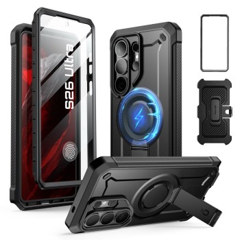 Supcase Unicorn Beetle Pro Mag MagSafe 2-set Case for Samsung Galaxy S26 Ultra - Black