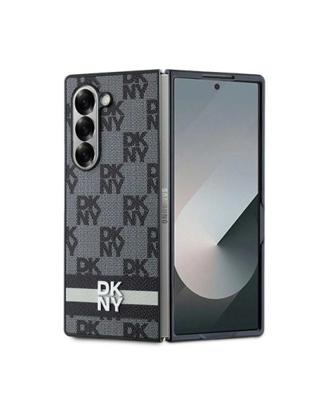 DKNY Checkered Pattern Printed Stripes case for Samsung Galaxy Z Fold 6 - black DKNY Checkered Pattern Printed Stripes case for Samsung Galaxy Z Fold 6 - black