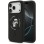 Karl Lagerfeld Silicone Karl&amp;amp;Choupette Ring MagSafe Case for iPhone 17 Pro - Black