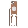 Tech-Protect MagNecklace MagSafe iPhone 14 Case - Brown Tech-Protect MagNecklace MagSafe iPhone 14 Case - Brown