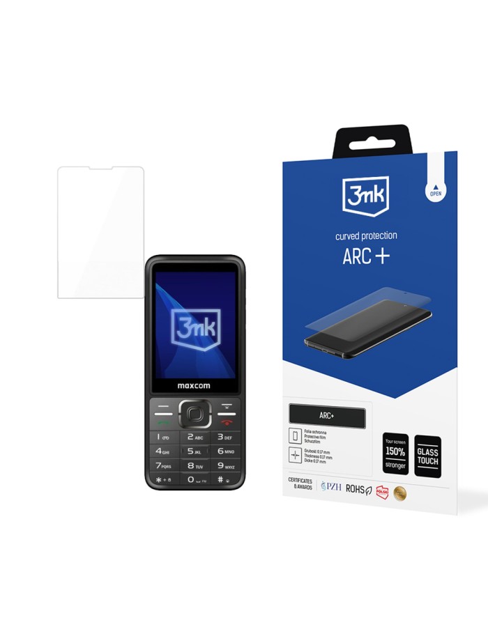 3mk ARC+ protective film for Maxcom Classic MM244 3mk ARC+ protective film for Maxcom Classic MM244