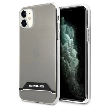 AMG Electroplate Black&amp;amp;White Case for iPhone 11 / XR 6.1" - Transparent