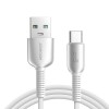 Joyroom S-A51 Cutting-Edge Series 3A USB-A - USB-C cable 1.2m - light gray