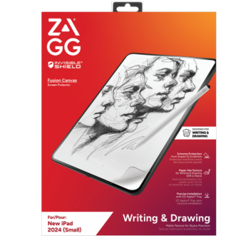 ZAGG InvisibleShield Fusion Canvas Antibacterial Protective Film Imitating Paper for iPad Pro 11" 2024 ZAGG InvisibleShield Fusion Canvas Antibacterial Protective Film Imitating Paper for iPad Pro 11" 2024