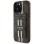 Guess 4G Stripes case with Magsafe wallet for iPhone 16 Pro Max brown