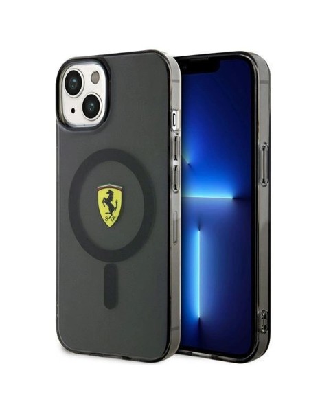 Ferrari FEHMP14SURKK iPhone 14 6.1" black/black hardcase Translucent Magsafe