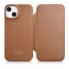 iCarer CE Premium Leather Folio Case iPhone 14 Plus Magnetic Flip Leather Folio Case MagSafe Brown (WMI14220715-BN) iCarer CE Premium Leather Folio Case iPhone 14 Plus Magnetic Flip Leather Folio Case MagSafe Brown (WMI14220715-BN)