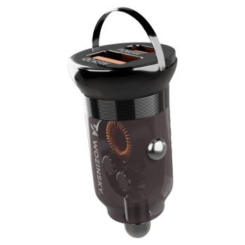 Wozinsky 65W Car Charger USB-C PD 65W / USB-A 45W QC 3.0 - Black Wozinsky 65W Car Charger USB-C PD 65W / USB-A 45W QC 3.0 - Black