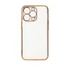 Lighting Color Case for Samsung Galaxy A13 5G gold frame gel cover white Lighting Color Case for Samsung Galaxy A13 5G gold frame gel cover white