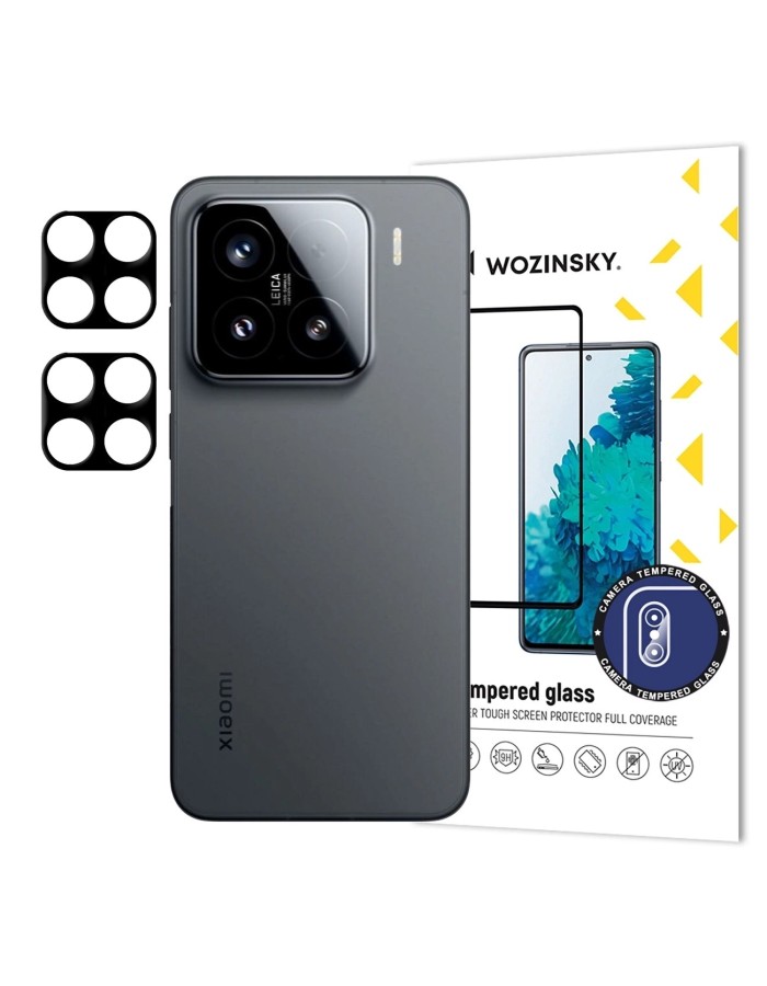 Wozinsky Full Camera Glass Tempered Glass for Xiaomi Redmi Note 14S, 2-Pack