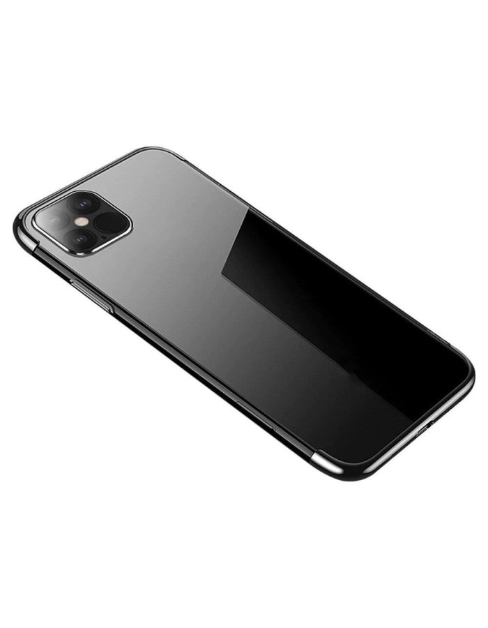 Clear Color Case Gel TPU Electroplating frame Cover for Samsung Galaxy A22 4G black Clear Color Case Gel TPU Electroplating frame Cover for Samsung Galaxy A22 4G black