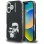 Karl Lagerfeld IML Aquarelle Karl &amp;amp; Choupette &amp;amp; Logo iPhone 16 Case - Black
