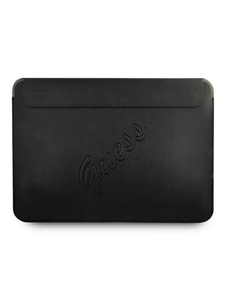 Guess Saffiano Script cover for a 13" laptop - black