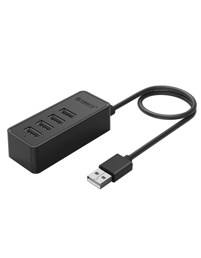 Hub Orico W5P-U2-100 4x USB-A 2.0 + microUSB 5V 1m - black