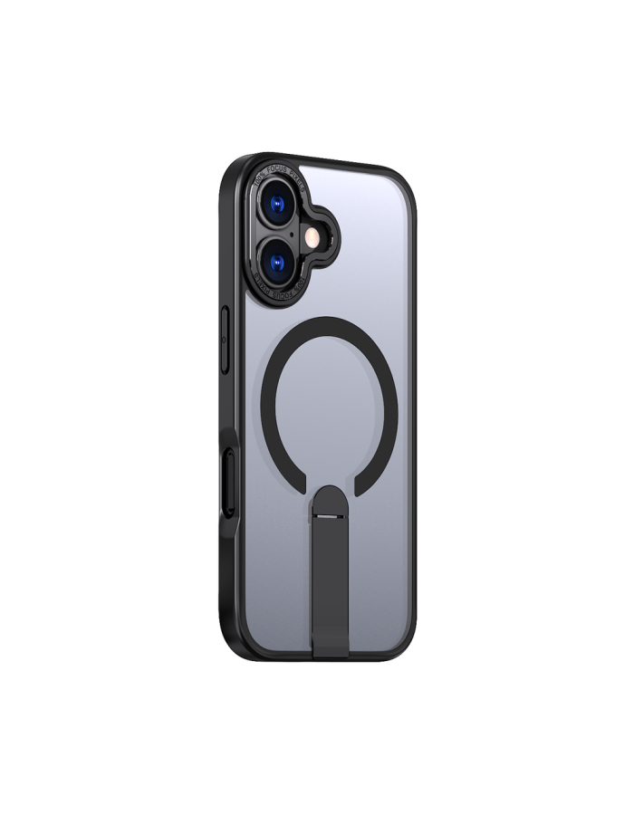 Hybrid Armor X case for iPhone 17 with MagSafe-compatible stand - black