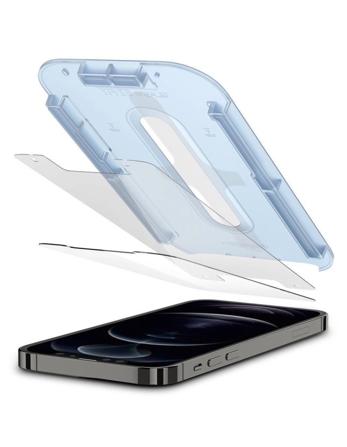 Spigen Glas.tR EZ Fit Tempered Glass for iPhone 12 / iPhone 12 Pro - 2 pcs.