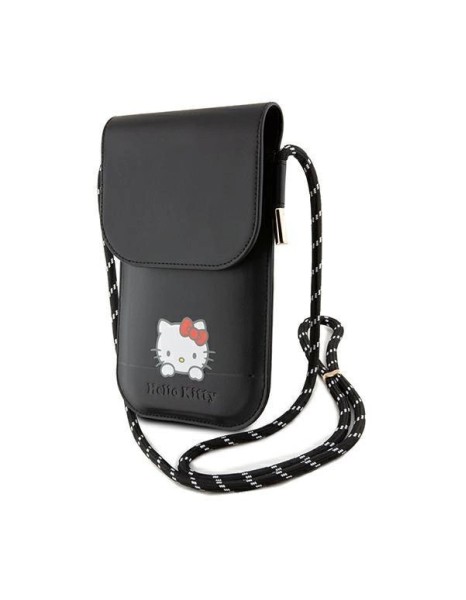 Hello Kitty Leather Daydreaming Cord bag - black Hello Kitty Leather Daydreaming Cord bag - black