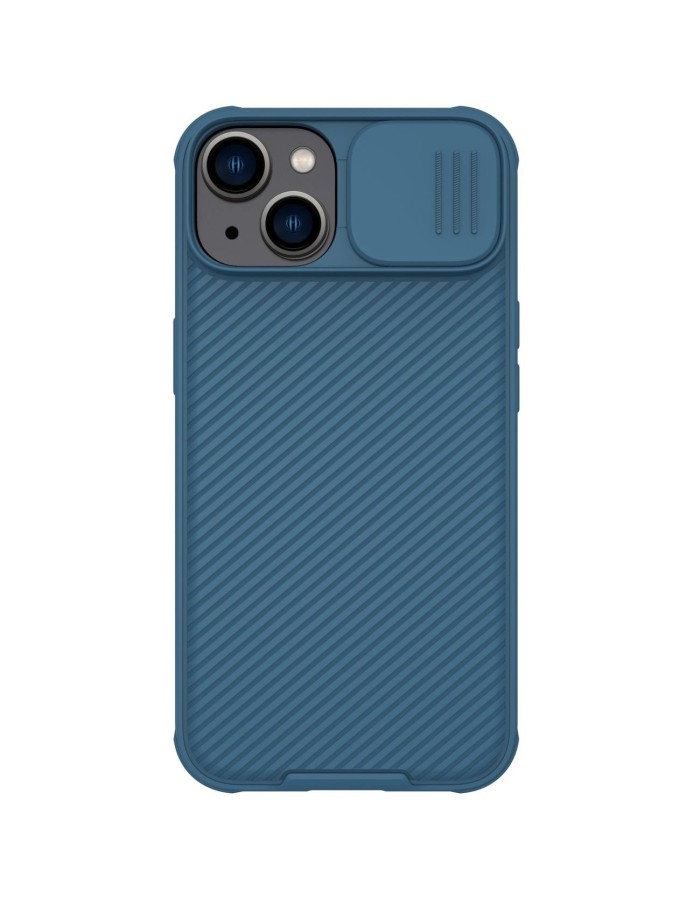 Nillkin CamShield Pro Magnetic Case iPhone 14 Plus Cover Camera Protector Blue (with MagSafe)