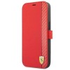 Ferrari FESAXFLBKP13SRE iPhone 13 mini 5.4" red/red book On Track Carbon Stripe Ferrari FESAXFLBKP13SRE iPhone 13 mini 5.4" red/red book On Track Carbon Stripe
