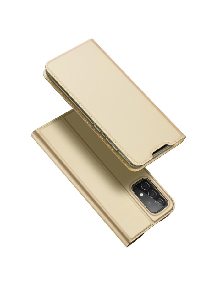 Dux Ducis Skin Pro Holster Cover Flip Cover for Samsung Galaxy A73 gold