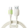 Joyroom S-A53 3A USB-A - USB-C Cable with Fluorescent Tip 2m - Beige
