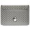 Karl Lagerfeld Saffiano Monogram Choupette case for a 14" laptop - silver
