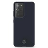 Mercedes Silicone Line Case for Samsung Galaxy S21 Ultra - Blue
