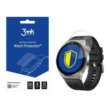 3mk Watch Protection™ v. FlexibleGlass hybrid glass on Huawei Watch GT 3 Pro 46 mm 3mk Watch Protection™ v. FlexibleGlass hybrid glass on Huawei Watch GT 3 Pro 46 mm