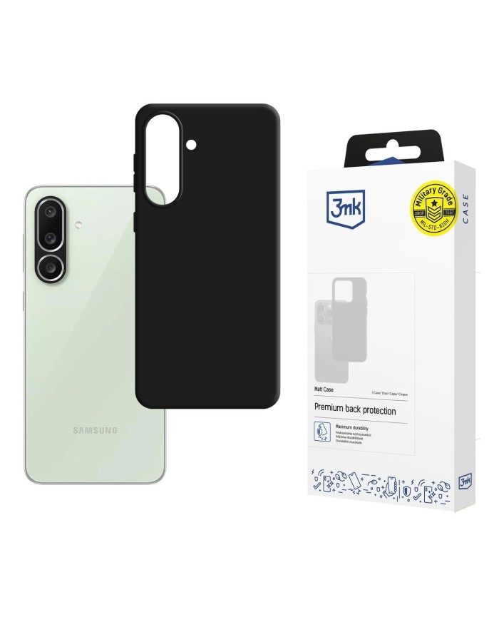 3mk Matt Case for Samsung Galaxy M56 - Black