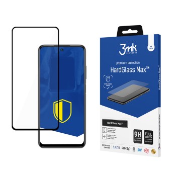 Reinforced Full Screen Tempered Glass 3mk HardGlass Max Black for Xiaomi Redmi Note 10/10s 4G Reinforced Full Screen Tempered Glass 3mk HardGlass Max Black for Xiaomi Redmi Note 10/10s 4G