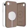 Tech-Protect Silicone MagSafe Case for iPhone 16e / 17e - Brown Tech-Protect Silicone MagSafe Case for iPhone 16e / 17e - Brown