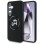 Karl Lagerfeld Silicone Double Heads And Circle MagSafe Samsung Galaxy S25 case black