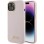 Guess Silicone Script Metal Logo &amp;amp; Frame case for iPhone 15 - pink