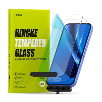 Ringke Tempered Glass 2-Pack for Google Pixel 10A Ringke Tempered Glass 2-Pack for Google Pixel 10A