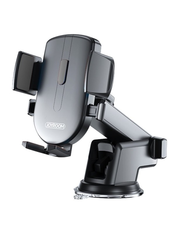 Joyroom car phone holder with telescopic extendable arm for dashboard and window black (JR-OK3)