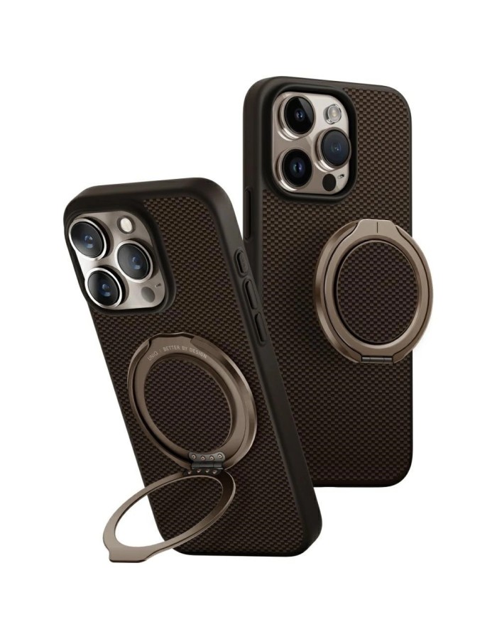 Uniq Keva Air Magclick Charging GripFit Case for iPhone 16 Pro - Brown