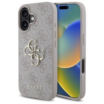 Guess 4G Big Logo Case for iPhone 16 Plus - Pink