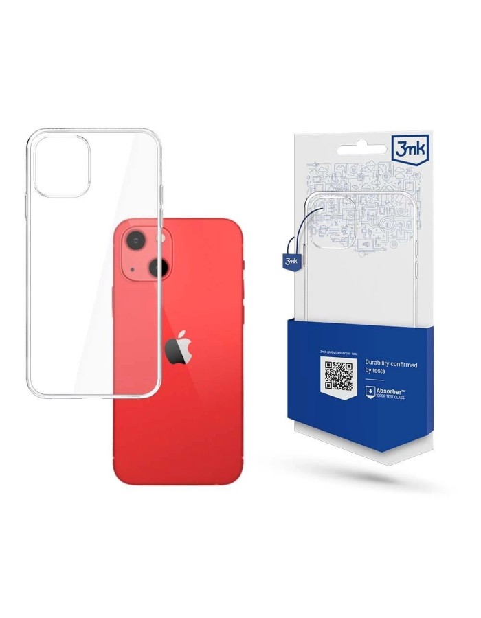 Case for iPhone 13 silicone from the 3mk Clear Case series - transparent