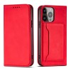 Magnet Card Case case for iPhone 14 Pro flip cover wallet stand red Magnet Card Case case for iPhone 14 Pro flip cover wallet stand red