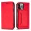 Magnet Card Case case for iPhone 14 Pro Max flip cover wallet stand red