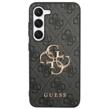 Guess 4G Big Metal Logo Case for Samsung Galaxy S24+ - Black