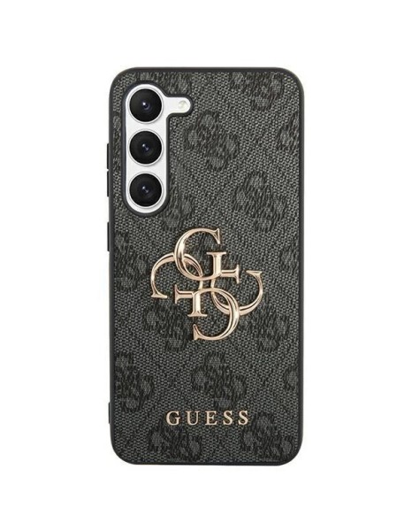 Guess 4G Big Metal Logo Case for Samsung Galaxy S24+ - Black