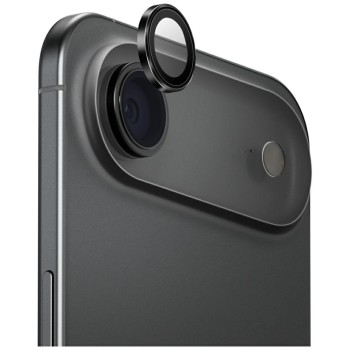 Uniq Optix Aluminum Camera Lens Protector for iPhone Air with Applicator - Black