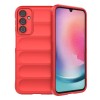 Magic Shield Case for Samsung Galaxy A24 4G flexible armored cover red Magic Shield Case for Samsung Galaxy A24 4G flexible armored cover red