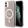 Guess GUHMN61H4STP iPhone 11 6.1" pink/pink hardcase 4G MagSafe Guess GUHMN61H4STP iPhone 11 6.1" pink/pink hardcase 4G MagSafe