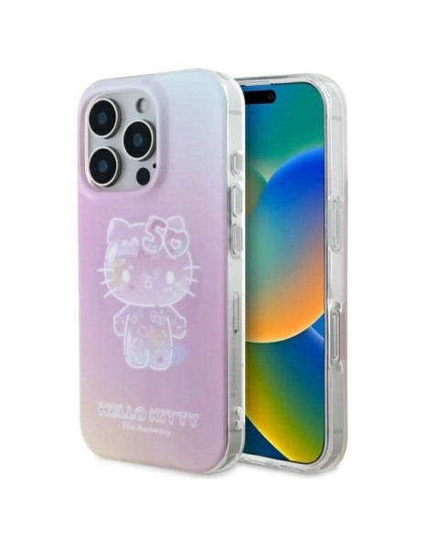 Hello Kitty IML 50th Anniversary Magsafe Case for iPhone 16 Pro Max - Pink