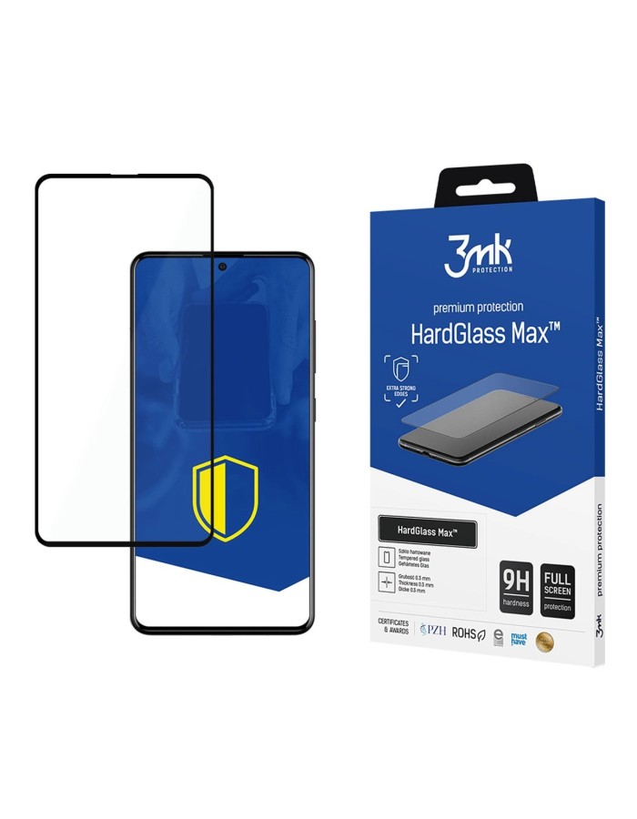 9H 3mk HardGlass Max™ glass for Samsung Galaxy A51 / A52 / A52 5G / A52s 5G 9H 3mk HardGlass Max™ glass for Samsung Galaxy A51 / A52 / A52 5G / A52s 5G