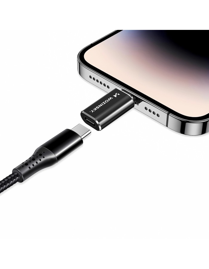 Wozinsky WALC-01 Lightning to USB-C Adapter - Black