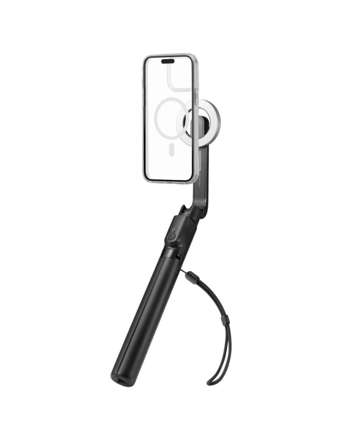 Selfie stick Spigen S580W MagSafe Bluetooth with tripod - black